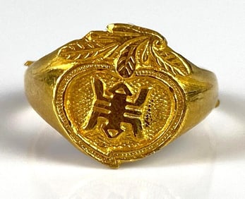 22K Gold South-East Asian Ring