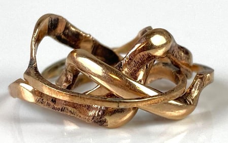 14K Gold Layered Puzzle Ring