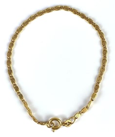 8K Gold Link Bracelet