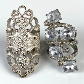 Group 2 Elongated Cocktail Rings