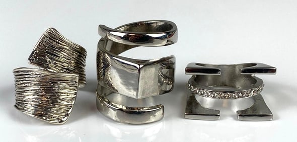 Group of 3 Costume Jewelry Rings