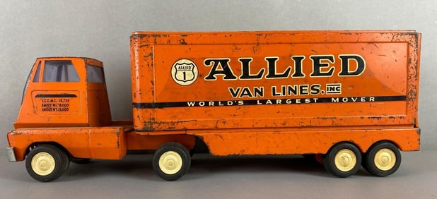 Tonka Pressed Steel Semi Tractor Trailer