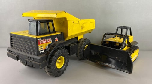 Group of 2 Tonka Pressed Steel Toys