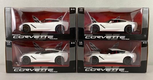 Group Of 4 2016 Stingray Coupe Promo Model Cars