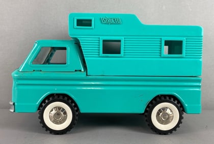 Structo Pressed Steel Truck and Plastic Camper