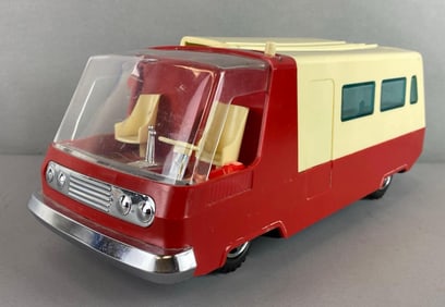 Japanese Made Plastic and Tin Litho Camping Car