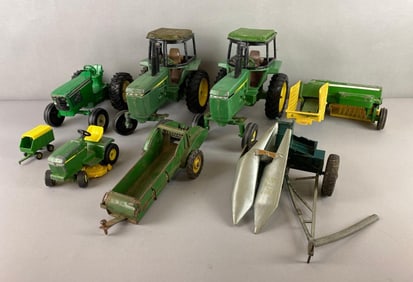 Group of 7 Metal John Deere Toys and More