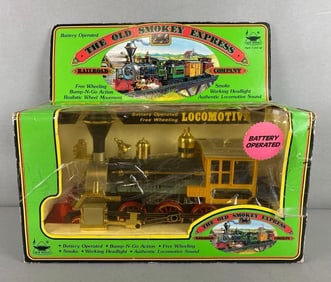 New Bright Battery Operated The Old Smokey Express Railroad Company Locomotive