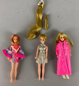Group of 3 1970 Topper Dawn Dolls
