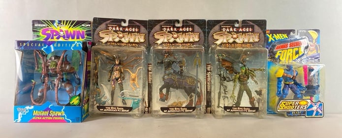 Group of 5 Assorted Action Figures
