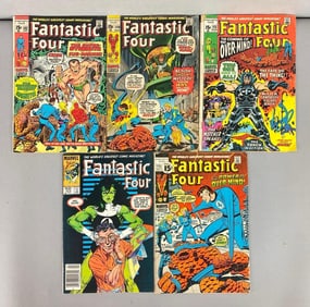 Group of 5 Marvel Comics Fantastic Four Comic Books