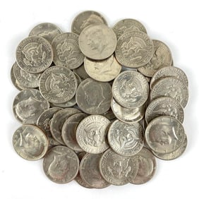 Group of 40 Kennedy Half Dollars