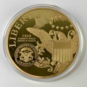 2016 American Mint Liberty Head Double Eagle 24K Layered Medal