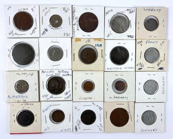 Group of 20 Foreign Coins
