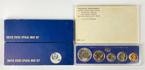 Group of 3 US Mint Coin Proof Sets