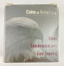 2003 Coins of America $1 Silver Eagle 1 oz .999 Fine Silver Dollar