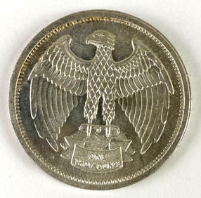 1973 Letcher Mint Eagle 1 oz .999 Fine Silver Round