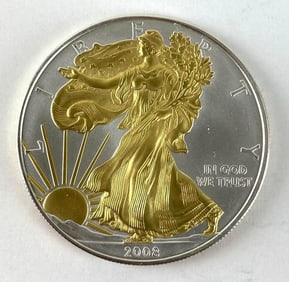 2008 US $1 American Silver Eagle 1 oz Silver Bullion Coin