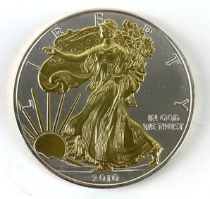 2010 US $1 American Silver Eagle 1 oz Silver Bullion Coin