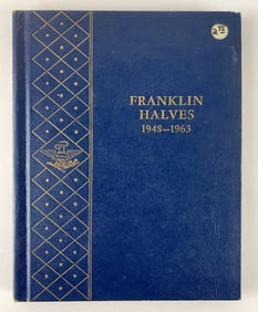 Group of 35 Franklin Half Dollars and more in a Whitman Folder