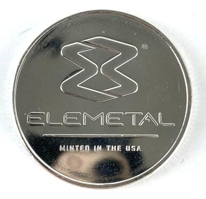 Elemetal 1 oz .999 Fine Silver Round