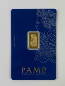 Pamp Suisse 2.5g .999 Fine Gold Ingot/Bar