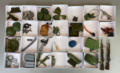 Group of 1960s GI Joe Action Figure Accessories