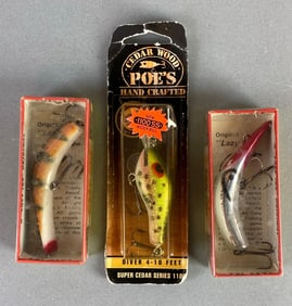 Group of 3 Fishing Lures