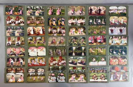 Group of Antique Stereoview Cards