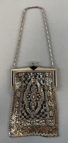Vintage Whiting and Davis Art Deco Mesh Purse