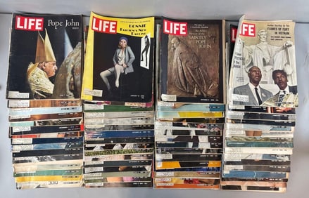 Group of 1960s / 70s Life Magazines