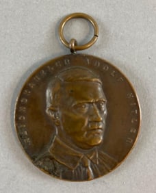 WW2 German Bronze Adolf Hitler Medal
