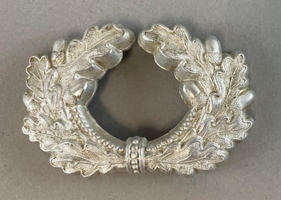 WW2 German Army Officers Visor Wreath Badge