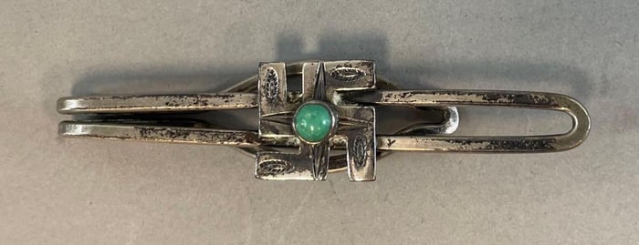 Native American Turquoise Tie Clip