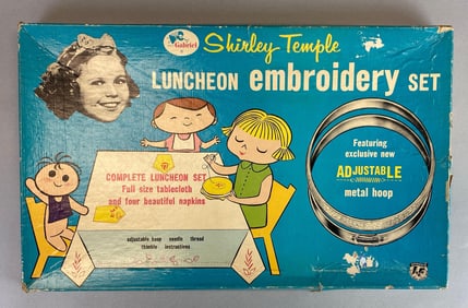 Gabriel Shirley Temple Luncheon Embroidery Set