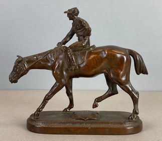 1930 French Lick Springs Hotel The Kentucky Derby Metal Figurine