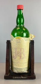 J and B Scotch Whiskey Bottoe Swing Bar Display