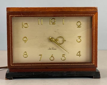 Seth Thomas Wood Electric Mantel Clock