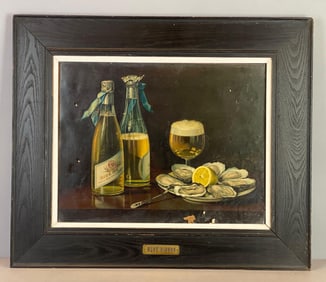 Antique Pabst Blue Ribbon Textured Print