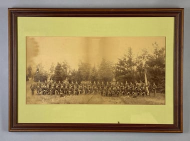 Civil War Era Soldiers Panoramic Photograph