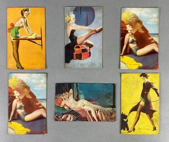 Group of Mutoscope Hotcha Girl Pinup Arcade Cards