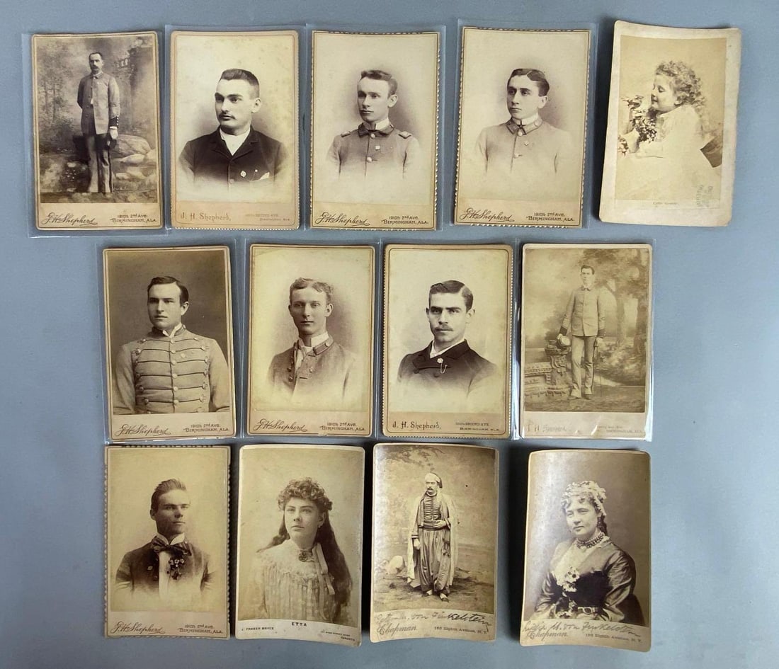 Group of Birmingham Alabama Portrait Cabinet Cards and More (1 of 4)