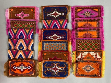 Group of Vintage Tobacco Rugs