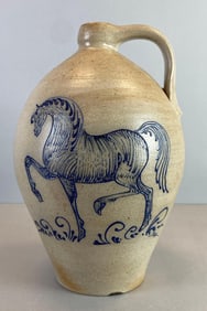 1988 Rockdale Cambridge Wisconsin 2 Gallon Stoneware Jug