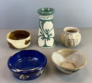 Group of Stoneware and Pottery Pieces