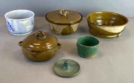 Group of B Smith Signed Art Pottery