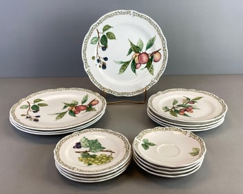 Set of 16 Noritake Primachina Royal Orchard Dinnerware
