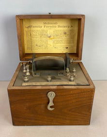 Antique McIntosh Portable Electrotherapy Family Faradic Battery