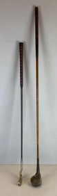 Group of 2 Vintage Golf Glubs