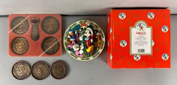 Enesco 1995 Disney Christmas Plaque and More